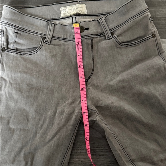 Free People Grey Denim Jeans 👽 - Picture 6 of 7